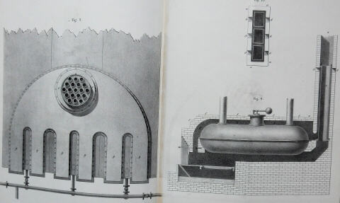 Illustrations from Hall's specification of his patent of 1836