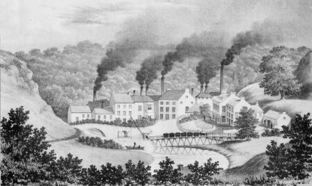 view of the Bedlington Iron Works
